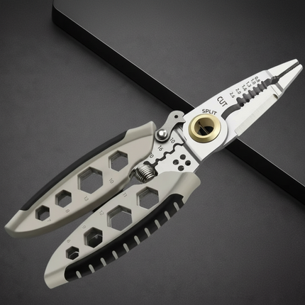Wire Stripper Crimping Multi Tool with Steel Cutter | Fast Cable Repairs for Safe Electrical Connections