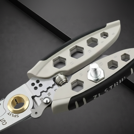 Wire Stripper Crimping Multi Tool with Steel Cutter | Fast Cable Repairs for Safe Electrical Connections