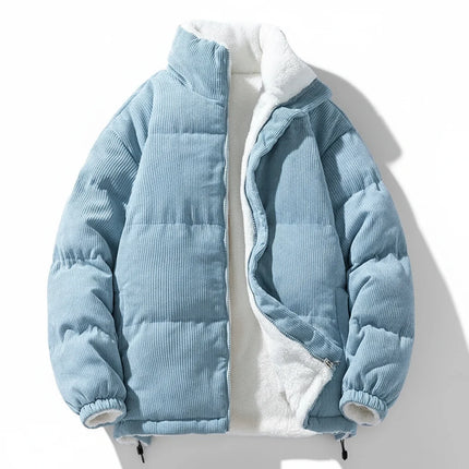 Warm Lined Corduroy Jacket with Full Zip Front | Stylish Winter Outerwear for Everyday Comfort