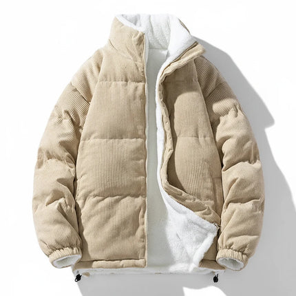 Warm Lined Corduroy Jacket with Full Zip Front | Stylish Winter Outerwear for Everyday Comfort