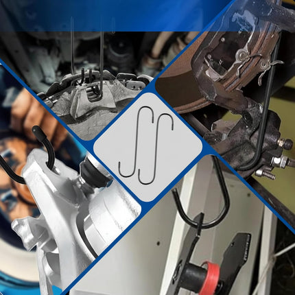 Ratcheting Brake Caliper Tool with Magnetic Plates for Easy Piston Compression | One-Handed Design for Quick Brake Pad Changes