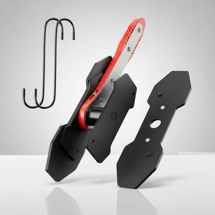 Ratcheting Brake Caliper Tool with Magnetic Plates for Easy Piston Compression | One-Handed Design for Quick Brake Pad Changes
