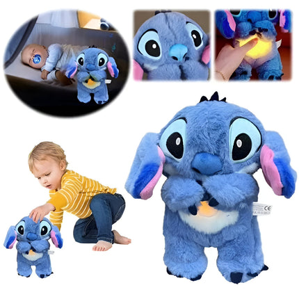Calming Plush Stuffed Animal with Breathing Light | Gentle Sleep Companion for Kids and Toddlers