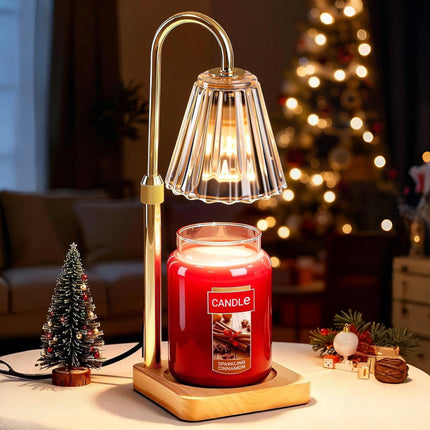Electric Candle Lamp with Dimmer & Timer Function | Top Wax Melting for Fragrance Release without Flame