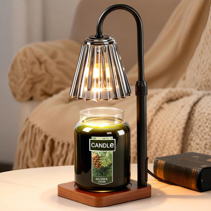 Electric Candle Lamp with Dimmer & Timer Function | Top Wax Melting for Fragrance Release without Flame