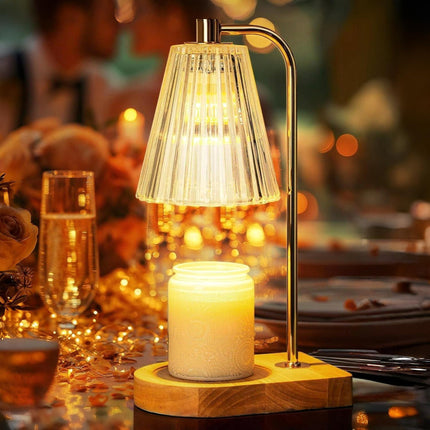 Electric Candle Lamp with Dimmer & Timer Function | Top Wax Melting for Fragrance Release without Flame