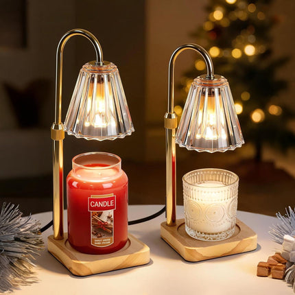 Electric Candle Lamp with Dimmer & Timer Function | Top Wax Melting for Fragrance Release without Flame