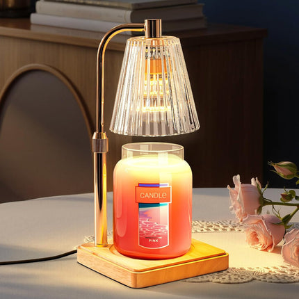Electric Candle Lamp with Dimmer & Timer Function | Top Wax Melting for Fragrance Release without Flame