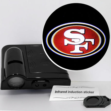 Car Door Light LED Projector with Automatic Activation | Wireless Courtesy Light for Safe Entry Visibility