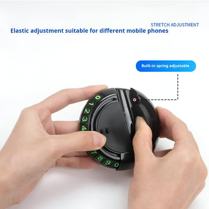 Car Phone Holder Dashboard Mat with Anti-Slip Grip | 360-Degree Rotating Stand for Secure Viewing and Clutter Control