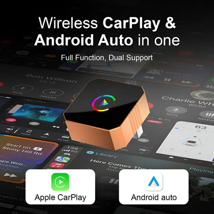 Wireless CarPlay Adapter for USB with Compact Design | Easy Upgrade to Wireless Connectivity for Vehicles