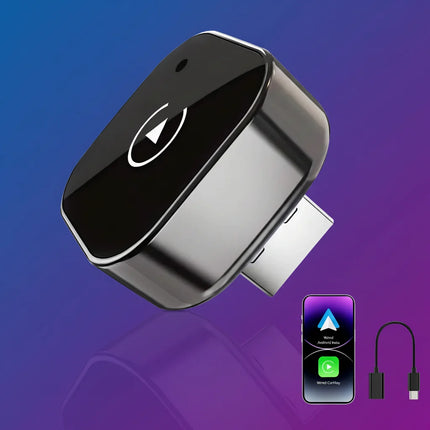 Wireless CarPlay and Android Auto Adapter with Plug and Play Design | Seamless Cable-Free Driving Experience