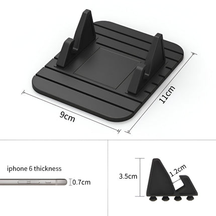 Car Phone Holder Dashboard Non Slip Silicone, Car Phone Mount for GPS and Navigation, Adjustable Cell Phone Holder Stand_05