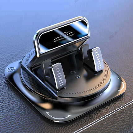 Car Phone Mount with 360° Rotation | Anti-Slip Silicone Head for Secure Hands-Free Navigation 0