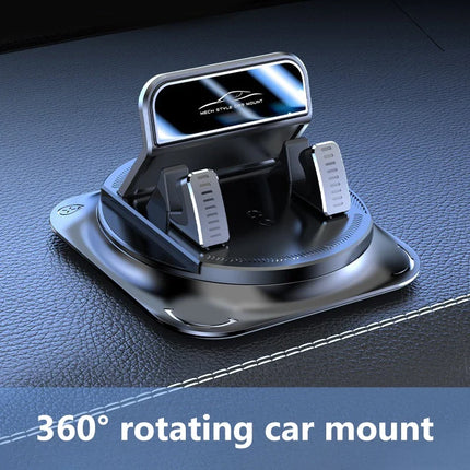 Car Phone Mount with 360° Rotation | Anti-Slip Silicone Head for Secure Hands-Free Navigation 6
