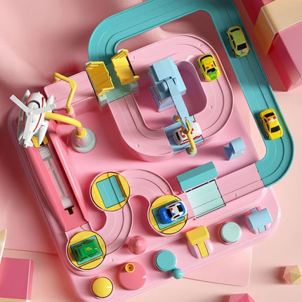Car Track Toy Puzzle Game with Bright Colors & Moving Parts | Hands-On City Adventure for Kids 3+