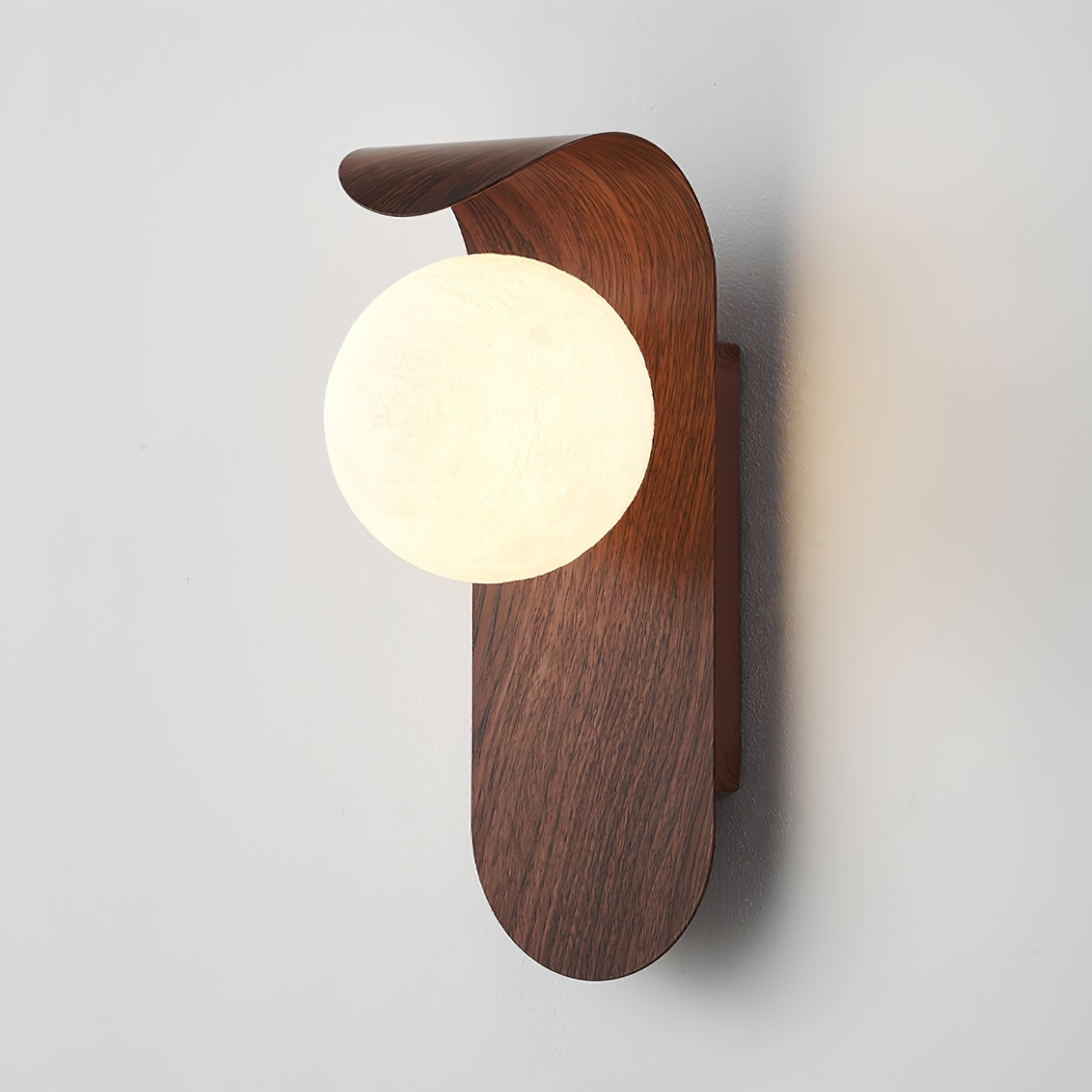 Carlyle | Wall Sconce Light with Frosted Acrylic Globe | Stylish Bathroom Wall Lamp for Versatile Lighting 2