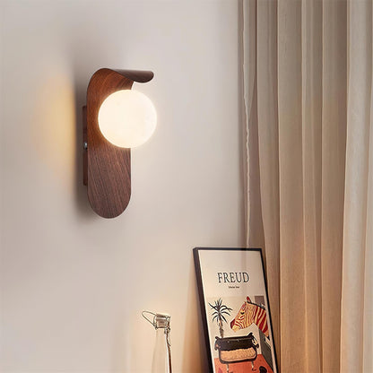 Carlyle | Wall Sconce Light with Frosted Acrylic Globe | Stylish Bathroom Wall Lamp for Versatile Lighting 3