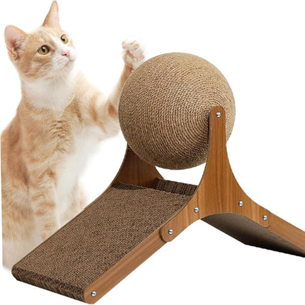 Cat Scratcher Ball Toy with Interactive Climbing Design | Engaging Playtime for Active Cats