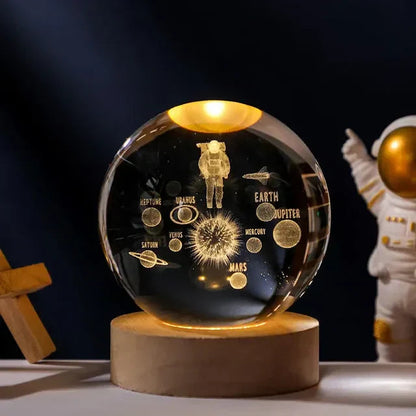 Celestial Decor | Decorative Globe with Eco-Friendly LED Base | Stunning Ambiance for Home 5