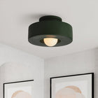 Ceiling Lights, Mid Century Modern Ceiling Light with Cylinder Shade, Hallway Light Fixture for Bedroom and Living Room_01