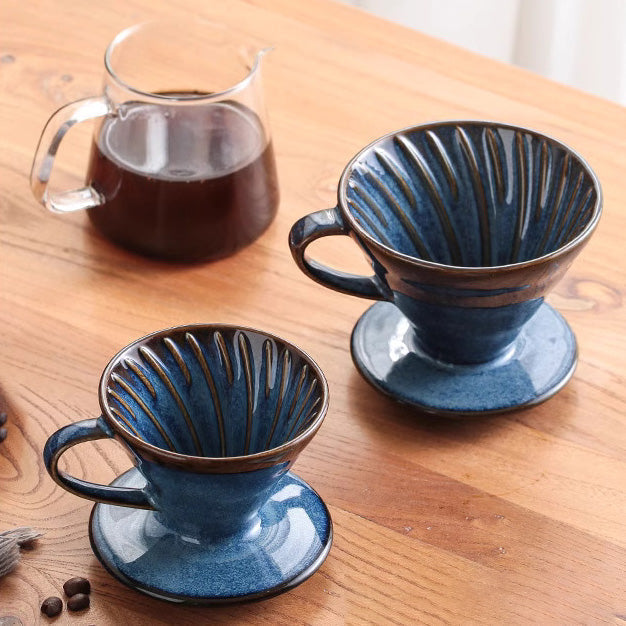 Ceramic Coffee Dripper | Hario V60 Design with Custom Brew Strength | Elegant Coffee Filter for Perfect Flavor 5