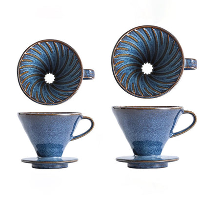 Ceramic Coffee Dripper | Hario V60 Design with Custom Brew Strength | Elegant Coffee Filter for Perfect Flavor 6