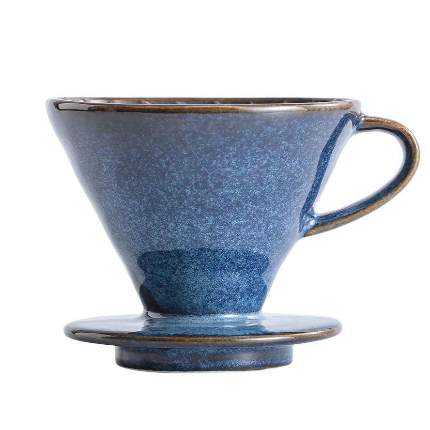 Ceramic Coffee Dripper | Hario V60 Design with Custom Brew Strength | Elegant Coffee Filter for Perfect Flavor 7