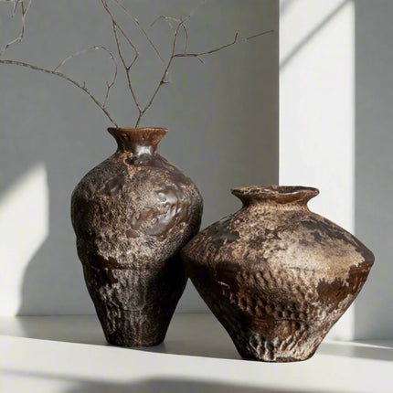 Ceramic Decorative Vase with Kiln-Fired Glaze | Sculptural Design for Modern Interiors 3