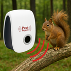 Ultrasonic Rodent Repeller, Squirrel Repellent for Garden, Rat Repeller, Ultrasonic Bug Repeller, Rodent Control Device