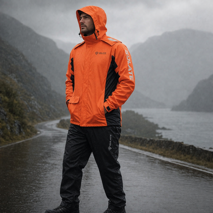 Rain Suits, Lightweight Rain Gear for Cycling and Hiking, Water and Wind Resistant Cycling Rain Suit for Commuting