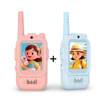 Children's Video Walkie Talkie Toy with Rechargeable Battery & Video Display | Fun Communication for Indoor and Outdoor Play
