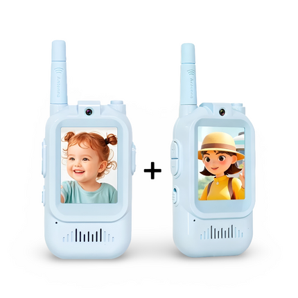 Children's Video Walkie Talkie Toy with Rechargeable Battery & Video Display | Fun Communication for Indoor and Outdoor Play