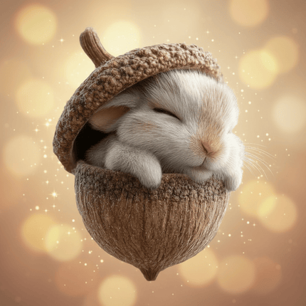 Woodland Animal Christmas Tree Ornaments with Cozy Acorn Design | Handcrafted Rustic Decor for Holiday Charm