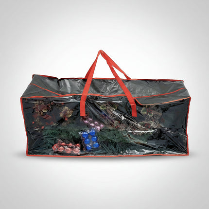 Christmas Tree Storage Bag with Heavy-Duty Waterproof Plastic | Space-Saving Organizer for Easy Holiday Storage