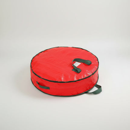 Christmas Ornament Storage Bag with Zipper Closure | Durable Polyester Organizer for Easy Holiday Decoration Storage