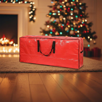 Christmas Tree Storage Bag with Heavy-Duty Waterproof Plastic | Space-Saving Organizer for Easy Holiday Storage