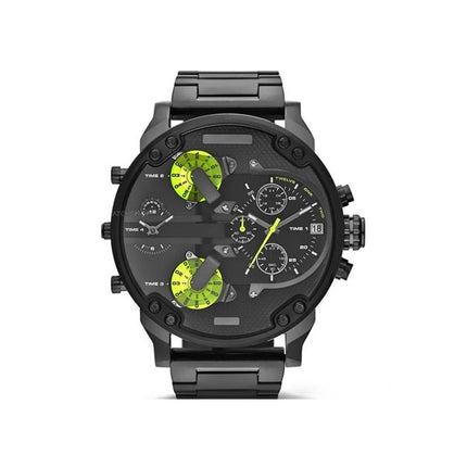 Chronograph Quartz Watch with Stainless Steel Case | 10m Water Resistance for Everyday Durability 0