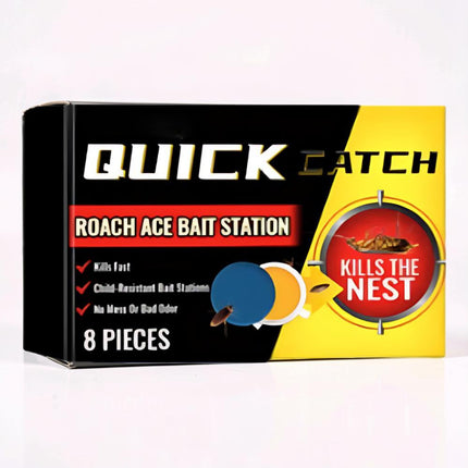 Cockroach Trap Bait Station for Indoor Pest Control | Odorless Design for Discreet Roach Management