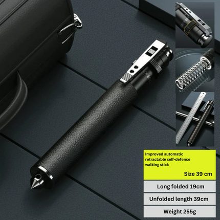 Telescopic Hiking Pole with Anti-Slip Grip | Durable Outdoor Safety Stick for Secure Trekking Support