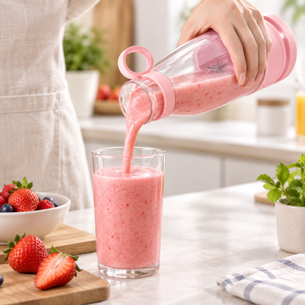 Smoothie Blender, Personal Blender for Smoothies and Ice, Portable Blender Cup, Smoothie Maker with Self Cleaning_00