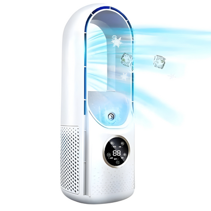 Compact Bladeless Air Conditioner | Quiet Operation with Sleep Mode | Ideal for Bedrooms and Offices 0