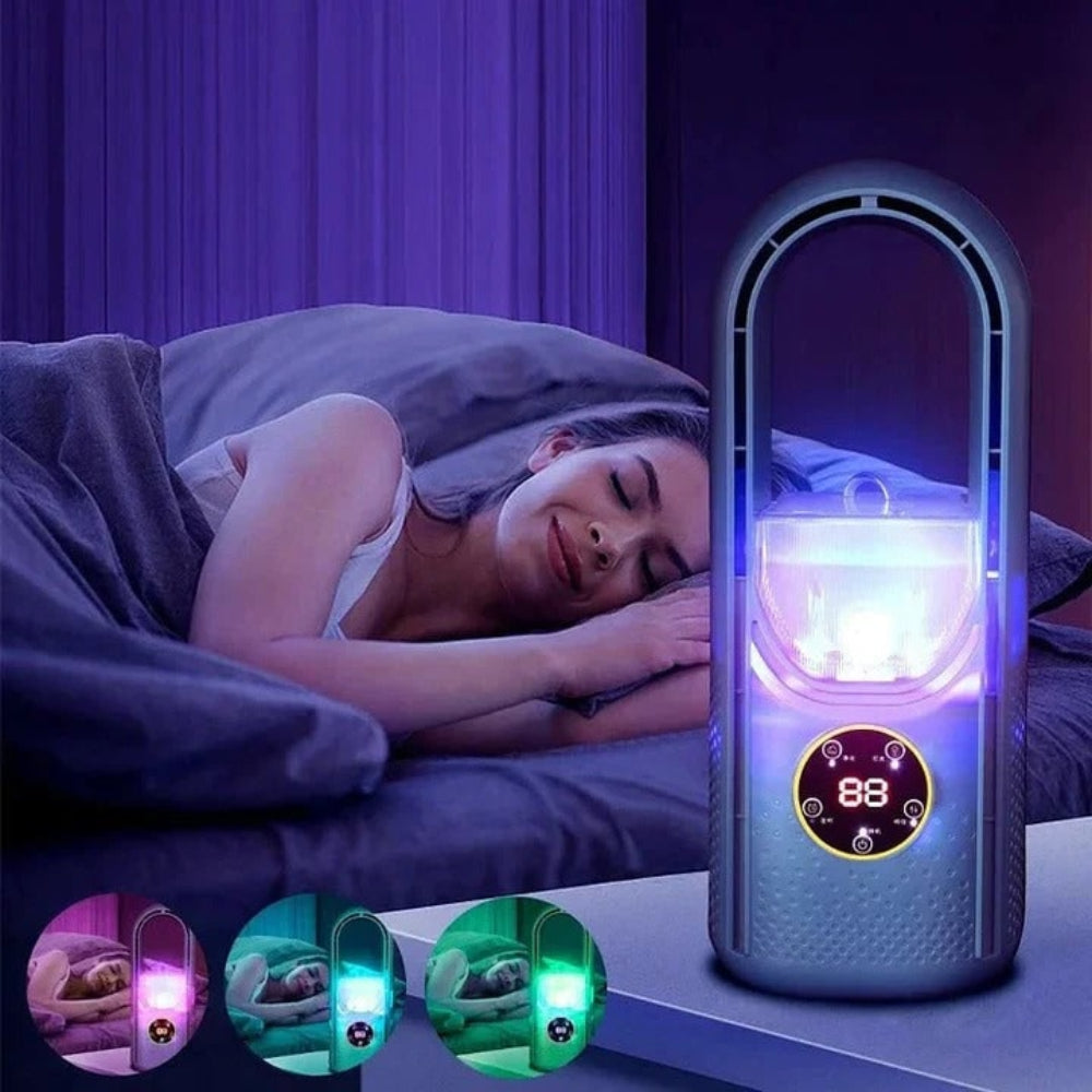 Compact Bladeless Air Conditioner | Quiet Operation with Sleep Mode | Ideal for Bedrooms and Offices 2