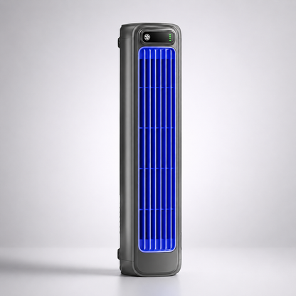 Compact Cooling | Portable Desktop Tower Fan with 3-Speed Settings | Quiet Operation for Personal Comfort 0