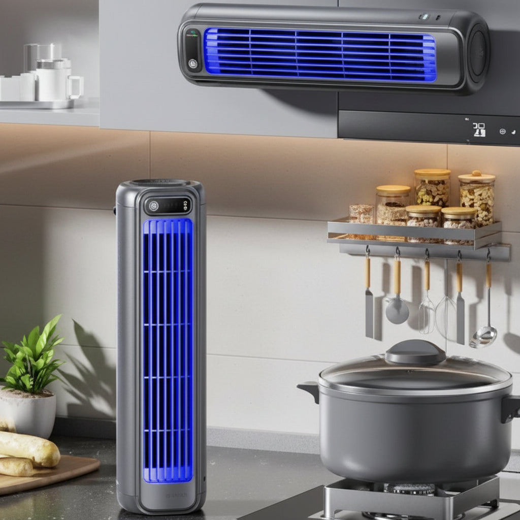 Compact Desk Fan Tower | Adjustable Portable Cooling Solution with Three-Speed Settings for Personalized Comfort 3