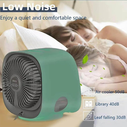 Compact Personal Air Conditioner | USB Mini Fan with Humidifying Feature | Portable Cooling Solution for Comfort 4