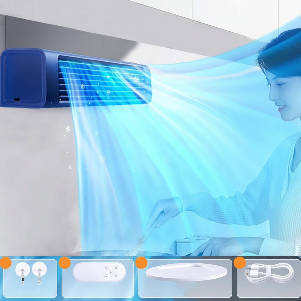 Compact Portable Air Conditioner Fan with Remote Control & Oscillation | Versatile Cooling for Any Space 2