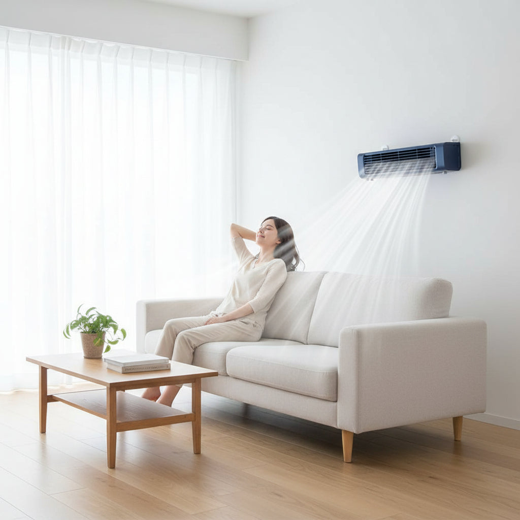 Compact Portable Air Conditioner Fan with Remote Control & Oscillation | Versatile Cooling for Any Space 3