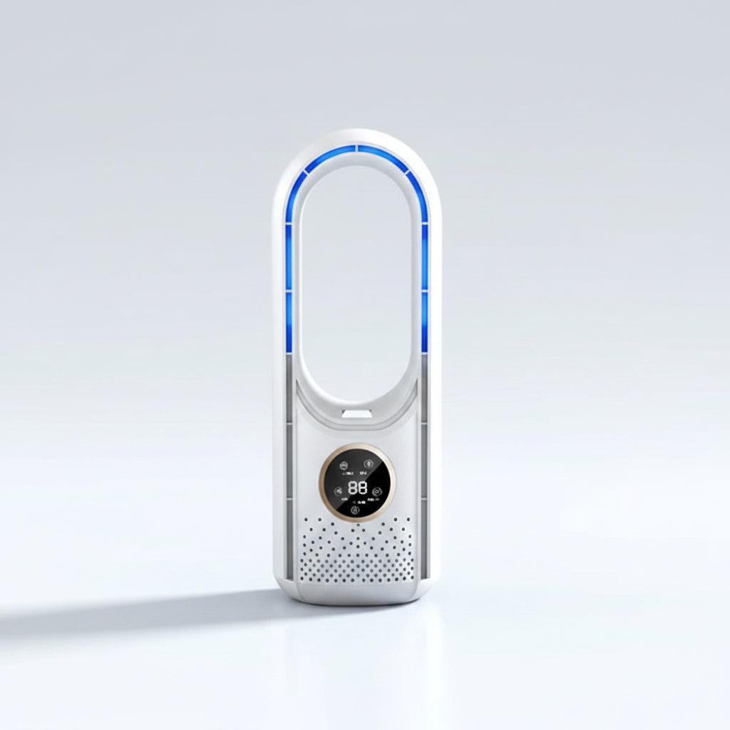 Compact Portable Air Conditioner | Bladeless Fan Design for Efficient Cooling 1