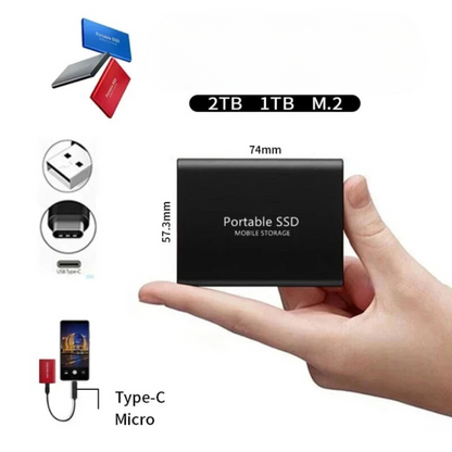 Compact SSD Storage | 512GB Portable External Drive with Fast Transfer Speed | Lightweight Design for Easy Portability 1